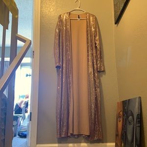 Gold Sequin duster